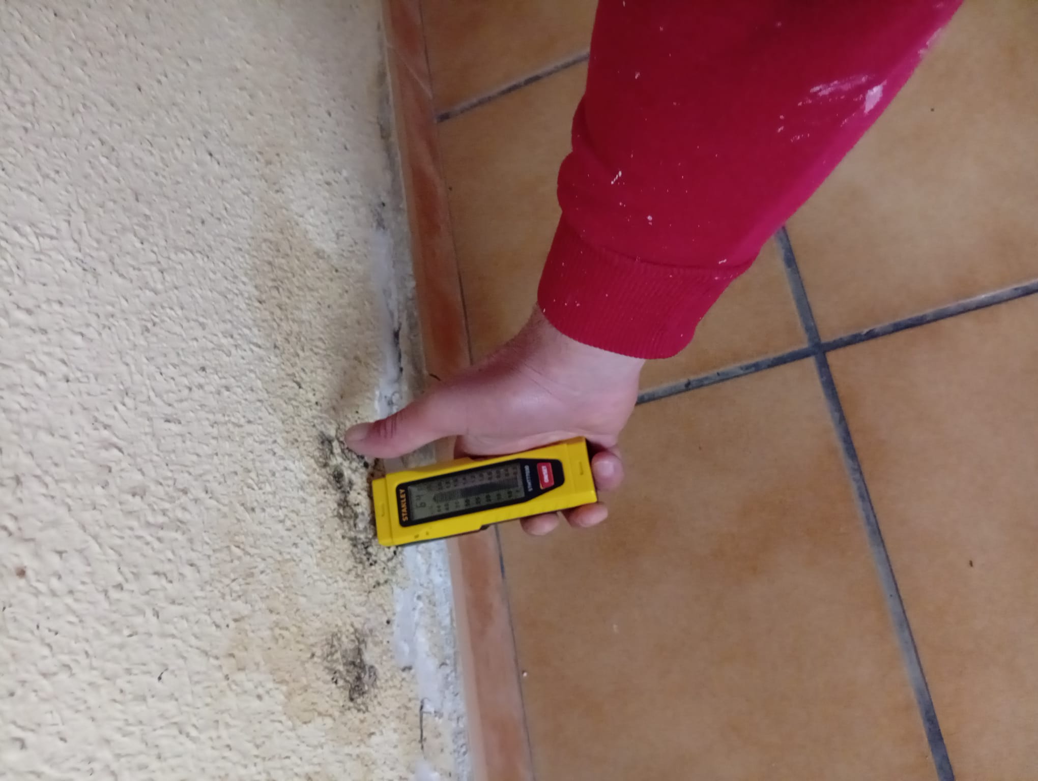 Mancha techo filtración